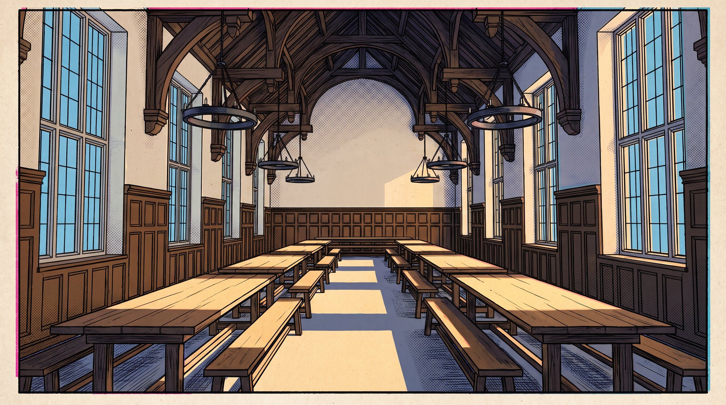 Pharos, sets in comic style 4