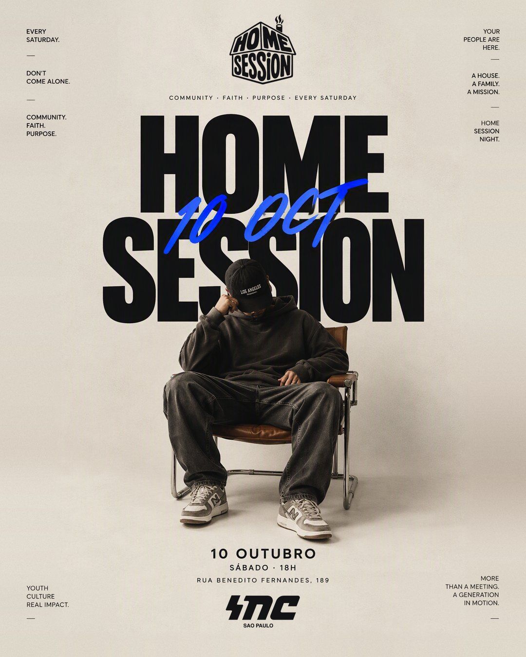 Home Session, poster, 10 october service 1